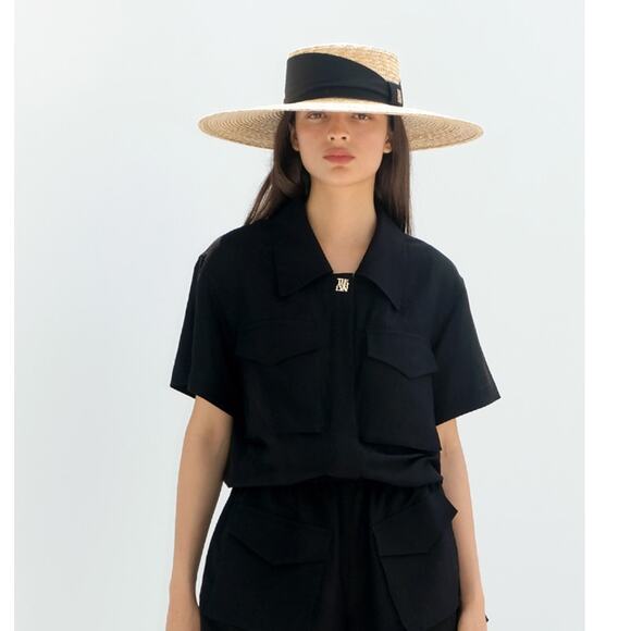 NWOT The Ashlynn MARY Safari Playsuit Black M/L - Picture 13 of 16